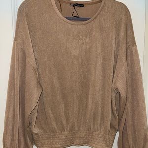 ZARA banded sweater top